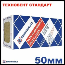 Базальтовый Утеплитель - Техновент Стандарт 50мм / 4.32 м2/упк