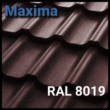 Металлочерепица MAXIMA 0,50 мм PEMA RAL 8019 Германия