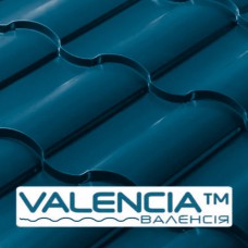 Металлочерепица VALENCIA 0,45 мм PE RAL 5010 Optima Steel