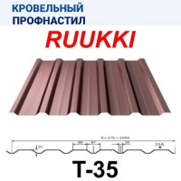 Профиль кровельный Т 35-88-1050 Ruukki 0,5 | RR | 887 | 32 | Purex